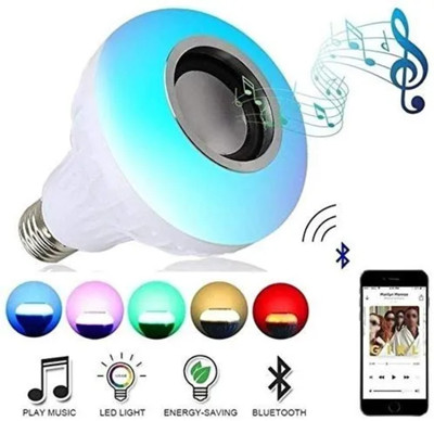 Clairbell A111_Wireless Bulb Speaker Bluetooth Light Bulbs Speaker RGB Smart Music Bulb 48 W Bluetooth Party Speaker(Multicolor, 4.1 Channel)