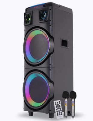 ZEBRONICS ZEB-BUDDY 400 TWS,Voice Changing Wireless MIC,Upto 3h Backup,RGB LED Lights 220 W Bluetooth Party Speaker(Black, Mono Channel)