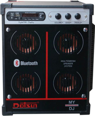 Dotsun My 2 DJ 3400 W Bluetooth Party Speaker(Black, Stereo Channel)