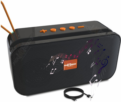 Pick Ur Needs Portable 10W Wireless Mini Bluetooth Speaker 1200mAh Battery with mobie stand 10 W Bluetooth Party Speaker(Black, 5.0 Channel)