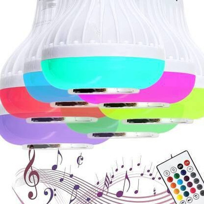 NEELTREDE Bulb with Bluetooth Speaker with Super bass Music Light Bulb 10 W Bluetooth Party Speaker(Multicolor, 4.2 Channel)