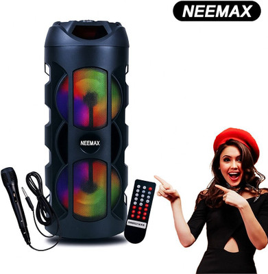 Neemax TIGER WOW Rock Speakers 40W premium quality led light 40 W Bluetooth Speaker 40 W Bluetooth Party Speaker(Black, 2.0 Channel)