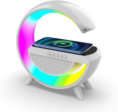 IMMUTABLE G Shape Bluetooth Speaker with Wireless Charger awe12 56 W Bluetooth Party Speaker(Multicolor, 2.1 Channel)