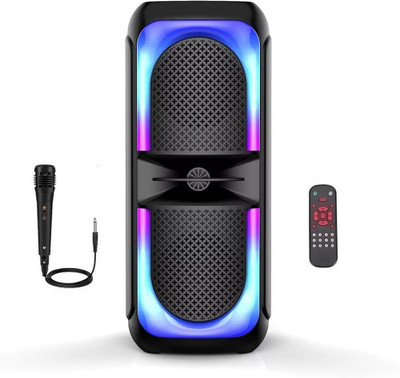 LIMBRO bluetooth speaker with mic 1000 W Bluetooth Party Speaker(Black, 2.0 Channel)