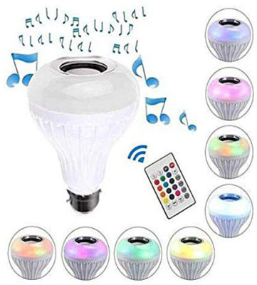 Clairbell A135_Wireless Bulb Speaker Bluetooth Light Bulbs Speaker RGB Smart Music Bulb 48 W Bluetooth Party Speaker(Multicolor, 4.1 Channel)