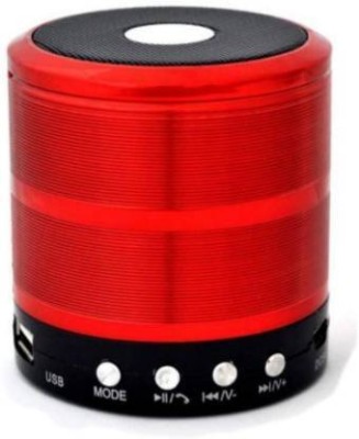 blutap WS-887 Mini Bluetooth Speaker-Red 5 W Bluetooth Home Audio Speaker 10 W Bluetooth Party Speaker(Red, 3.1 Channel)