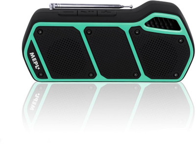 MEPL Bluetooth Portable With Dual Speaker & Memory Card USB Jack with(Green & Black) 10 W Bluetooth Party Speaker(Green, Stereo Channel)