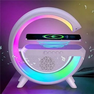 TECHEL g shape Speaker RGB Colour Light Google xza13 56 W Bluetooth Party Speaker(Multicolor, 2.1 Channel)
