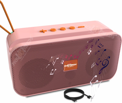 Pick Ur Needs 10W Portable Wireless Mini Bluetooth Speaker 1200mAh Battery 10 W Bluetooth Party Speaker(Pink, 5.0 Channel)
