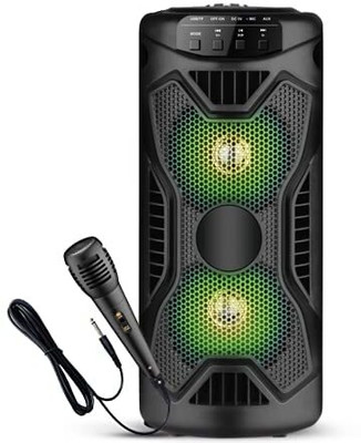 KRISONS Krx 30 W Bluetooth Party Speaker(Black, 2.0 Channel)
