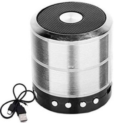 SSVOCATIONPOINT Thunder Sound Wireless Bluetooth Small Speaker with Google Assistant Smart Speaker(Silver)