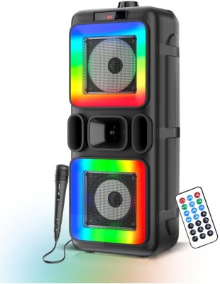 TECH-LOBBY Pushpa 40 W Bluetooth Party Speaker(Black, 2.0 Channel)