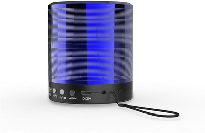 Krikav WS-887 10 W Bluetooth Party Speaker 10 W Bluetooth Party Speaker(Blue, Stereo Channel)