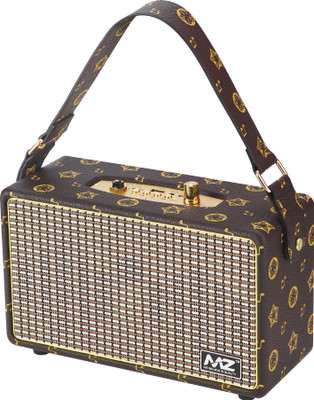 MZ M434SP (PORTABLE BLUETOOTH SPEAKER) Dynamic Thunder Sound with High Bass 16 W Bluetooth Party Speaker(Brown, Stereo Channel)