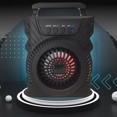 NICK JONES R279 LZ 301 SPEAKER-Immersive Sound,Deep Bass with Microphone|USB,TF,Aux Support 5 W Bluetooth Party Speaker(Black, 5 Way Speaker Channel)