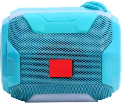 BVEXO BoomVibe 5W Bluetooth Speaker: Dynamic Bass, Long Battery, RGB Beats 10 W Bluetooth Party Speaker(Green, Stereo Channel)