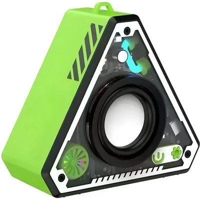 COREGENIX V2 SUPER Mech Compact Bluetooth Speaker, 5Hrs Playtime with LED Light Display 5 W Bluetooth Party Speaker(Green, Stereo Channel)