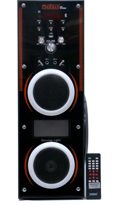 Dotsun Boss 8inch woofer 4000 W Bluetooth Party Speaker(Black, Stereo Channel)