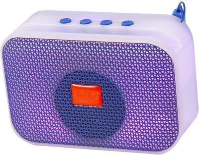 GOOD FUN High quality Bluetooth speaker Dynamic Colorful mini wireless outdoor speaker 5 W Bluetooth Laptop/Desktop Speaker(Blue, Stereo Channel)