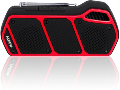 MEPL Bluetooth Portable With Dual Speaker & Memory Card USB Jack with(Red & Black) 10 W Bluetooth Party Speaker(Red, Black, Stereo Channel)