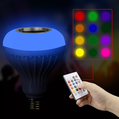 Clairbell A137_Wireless Bulb Speaker Bluetooth Light Bulbs Speaker RGB Smart Music Bulb 48 W Bluetooth Party Speaker(Multicolor, 4.1 Channel)