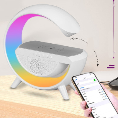 TECHEL G Shape Bluetooth Speaker with Wireless bvc2 56 W Bluetooth Party Speaker(Multicolor, 2.1 Channel)