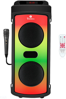 TRONICA Wireless Portable Rockstar Bluetooth Speaker for Party, Weddings and Home 32 W Bluetooth Home Theatre(Black, Mono Channel)