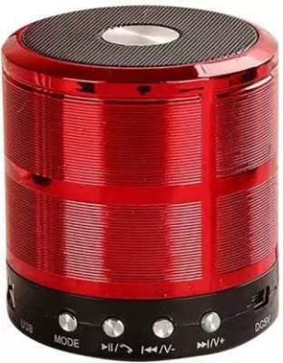 blutap MINI SPEAKER WS 887(RED) BUILT-IN RADIO FM 5 W Bluetooth Speaker 5 W Bluetooth Party Speaker(Red, 3.1 Channel)