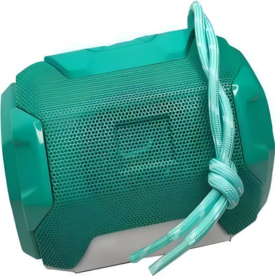 BVEXO ThunderPulse 5W Bluetooth Speaker: High Bass, RGB Radiance, All-Day Power 10 W Bluetooth Party Speaker(Green, Stereo Channel)