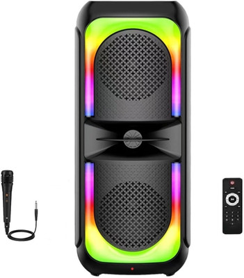 LIMBRO Bluetooth Karaoke Mic with Speaker 450 50 W Bluetooth Party Speaker(Black, 2.0 Channel)