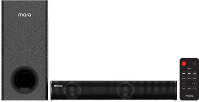 MarQ By Flipkart MQ60-SB2125 60 W Bluetooth Soundbar  (Black, 2.1 Channel) For Rs. 2999 @ 70 %