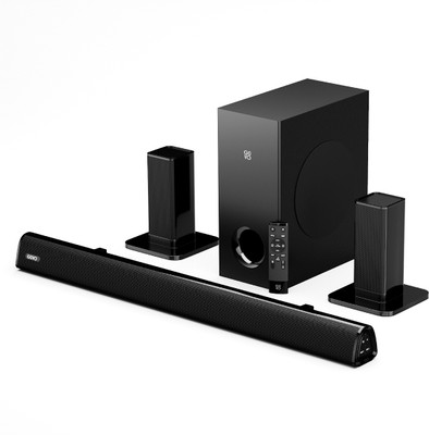 GOVO GOSURROUND 945 120 W Bluetooth Soundbar(Platinum Black, 5.1 Channel)