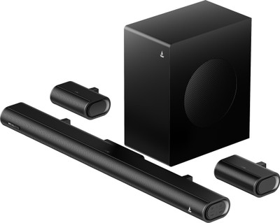 boAt Aavante Prime 5.1 5000DA with Dolby Atmos 500 W Bluetooth Soundbar(Premium Black, 5.1 Channel)