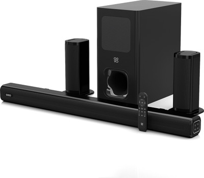 GOVO GOSURROUND 955 200 W Bluetooth Soundbar(Platinum Black, 5.1 Channel)
