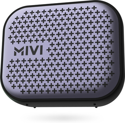 Mivi ROAM2 24HRS Playback, Bass Boosted,TWS Feature, IPX67 5 W Bluetooth Speaker(Black, Mono Channel)
