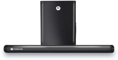 MOTOROLA AmphisoundX Vibe Dolby Digital With Wireless Subwoofer 250 W Bluetooth Soundbar (Black, 2.1 Channel) For Rs. 7919 @ 60 %