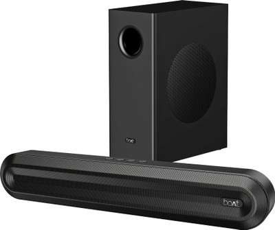boAt Aavante 2.1 300 40 W Bluetooth Soundbar(Premium Black, 2.1 Channel)