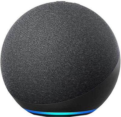 Alexa Echo (4th Gen)| Premium sound powered by Dolby and Alexa with Alexa Assistant Smart Speaker(Black)