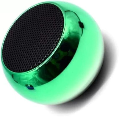 Krikav Mini Boost Bluetooth Wireless Speaker with Google, Alexa & Siri Assistant Smart Speaker(GREEN METAL)