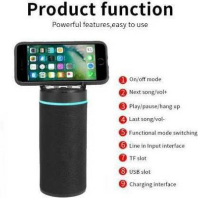 SSVOCATIONPOINT Bl-89P Hifi Sound with Google Assistant Smart Speaker(Black)
