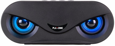 Plaxonic Sharp Eagle Bluetooth Speaker, HD Sound, Bass, 12H Playtime, Mic, Bluetooth 5.0 with Google Assistant Smart Speaker(Black)