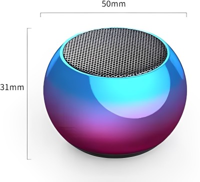 Seashot Boost 3 Watt 3.1 Channel Wireless Bluetooth Portable with Google, Alexa & Siri Assistant Smart Speaker(Multicolor)