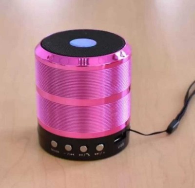 ANANDANI Pink WS-887 Bluetooth Speaker Compatiable With All Smart Phones || Speaker with Google Assistant Smart Speaker(Pink)