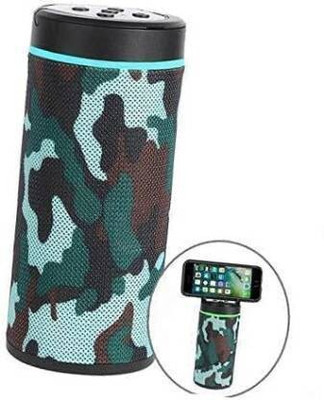 Treadmill KT-125 WIRELESS SPEAKER WITH MOBILE HOLDER STAND. 10 W Bluetooth Speaker with Siri Assistant Smart Speaker(army)