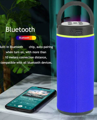 SSVOCATIONPOINT Hifi Sound Wireless Bluetooth Speaker With FM Mode, 6Hour Playing time with Google Assistant Smart Speaker(Multicolor)