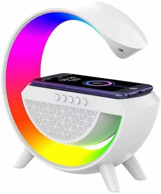 IMMUTABLE Charging Wireless G-shape Bluetooth LED Speaker GSD5 56 W Bluetooth PA Speaker(White, 2.1 Channel)