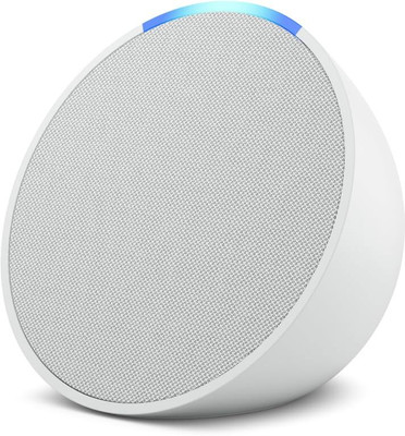 Alexa Echo Pop| Bluetooth with Alexa Assistant Smart Speaker(White)