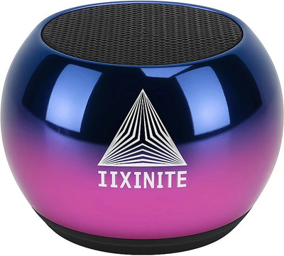 IIXINITE Mini Speakers Bluetooth Portable Wireless Speaker & Quick Charge with Google, Alexa & Siri Assistant Smart Speaker(Blue)