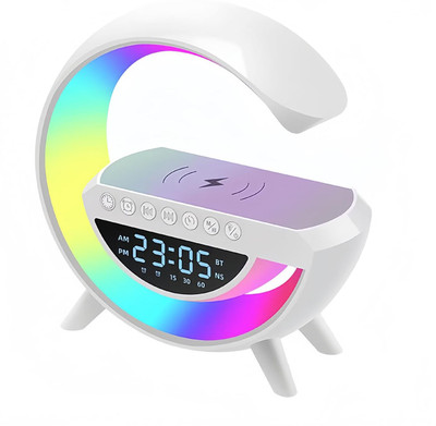 MYHEART Digital White Clock
