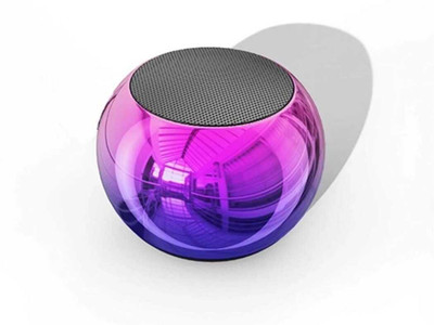 Krikav Smart Portable Mini Boost Music Speaker with Google, Alexa & Siri Assistant Smart Speaker(Blue Metallic)